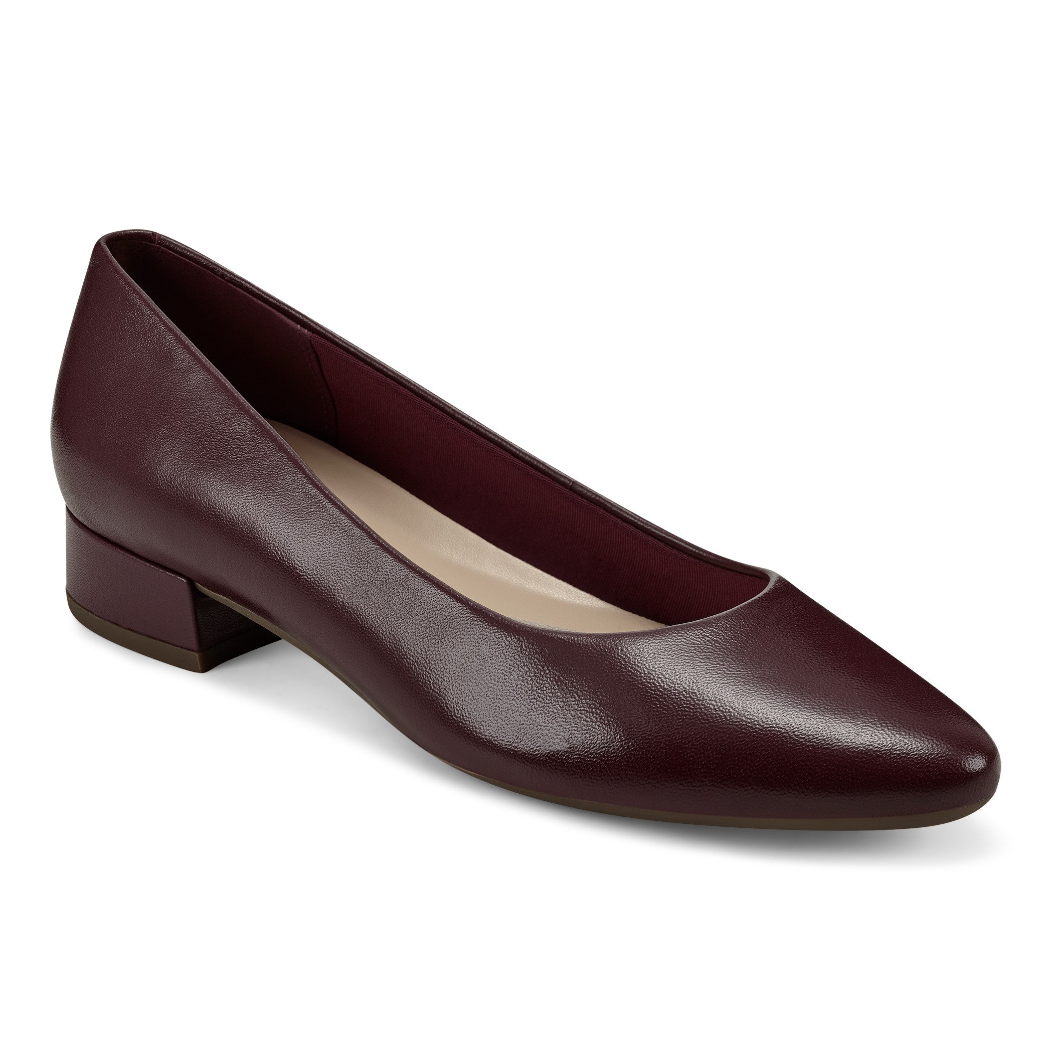 Caldise Leather Low Heel Dress Shoes